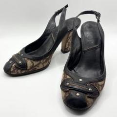 ✨美品✨DIOR パンプス　ヒール　トロッター　ストラップ　ブラウン　22.5㎝