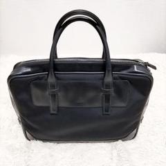GUCCI グッチ キャンバス GG柄 シマ 黒 トートバッグ ビジネス 肩掛け ☆グッチ□GUCCI☆】美品□ビジネスバッグ□GG柄□レザー