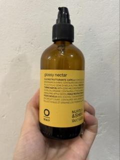 glossy nectar: restructuring hair oil 160ml | OWAY