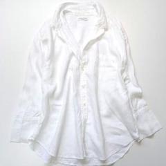 【美品】Mila Owen フレンチリネン100% シャツ ゆったりシルエット