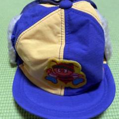 SNOWBEE 黄色 紫 モフモフ ロゴ有り 可愛い帽子 キャップ