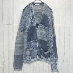 BAYFLOW ベイフロー　長袖ニットカーディガン　ブルー【M】　レディース
