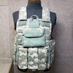 海外最新 プレートキャリア しっかり 防弾ベスト ミリタリー 腹部調整 個人装備