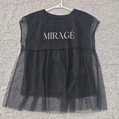 チュール付きTシャツ Mサイズ