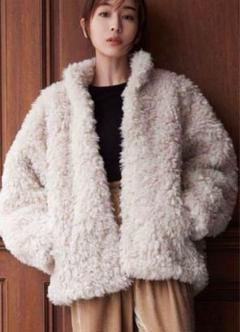 MINAMI TANAKA×CLANE CURL FUR SHORT COAT CLANE×田中みな実】-松本恵奈のMUST BUY- お気に入りアイテム