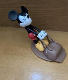 ミッキー、ミニー　フィギュア　置物　ドアストッパー　テリア　2点 Disney ピクサー ドアストッパー コレクション