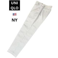 【UNIQLO】USA アンクルパンツ　　スマートアンクルパンツ　ホワイト　新品