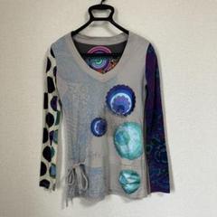 美品 Desigual アートプリント 長袖 Tシャツ XL 2025年最新】デシグアル（Desigual）/Tシャツ長袖の人気アイテム