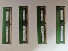【動作確認済み】SAMSUNG 8GBメモリ×4枚 DDR4 PC4-2133P