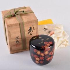 茶道具　輪島塗　大徹造　桐蒔絵　棗　共箱　C　R5773 茶道具 輪島塗 大徹造 桐蒔絵 棗 共箱 C R5773