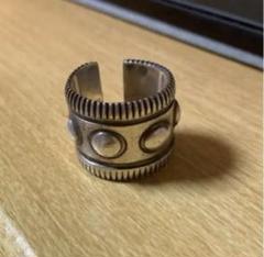 【レア】ファンタスティックマンマンシルバー リブデザインリング 調整可能