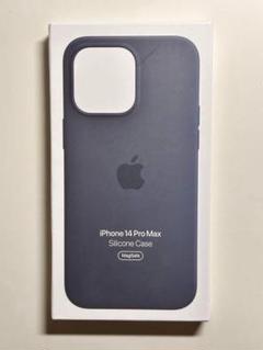 【新品】純正 iPhone 14 Pro Maxシリコンケース・ストームブルー②
