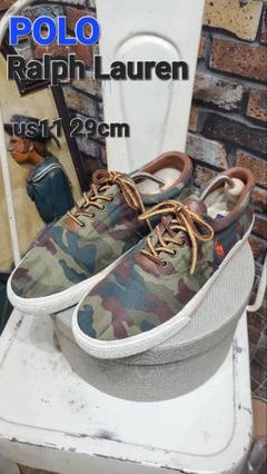 Polo Ralph Lauren カモフラージュ デッキシューズ 29cm