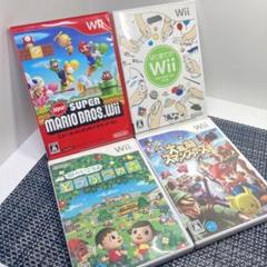 【動作確認済】Wiiソフトまとめ売り4本セット c