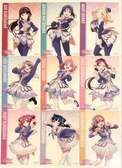 ラブライブ!サンシャイン!! 入場者プレゼント 第2弾 クリアカード3年生セット ラブライブ!サンシャイン!! 入場者プレゼント 第2弾 クリア