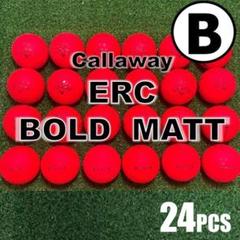 【S145】キャロウェイ ERC BOLD 赤マット ロストボール 24球 本店は ERC S145】キャロウェイ BOLD 24球 ロストボール 赤