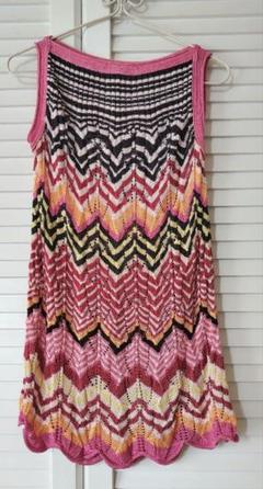 MISSONI Summer Knit チュニック丈ワンピース