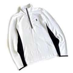 【美品】ラルフローレンゴルフ　ハーフジップ　プルオーバー　伸縮　ゴルフウェア　S