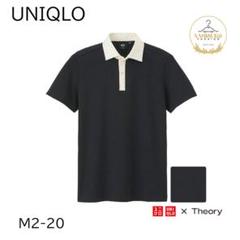 未使用級☆ UNIQLO x Theory ポロシャツ メンズ　ブラック　L