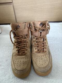 Nike Air Force 1 ハイカット スニーカー ベージュ