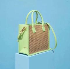 【日本限定】チャールズアンドキース Charles&Keith ラフィアトート
