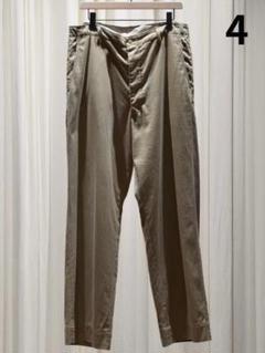 COMOLI 25SS KHAKI チノパンツ 4 COMOLI - COMOLI 25SS KHAKI チノパンツ 4の通販 by WOOD