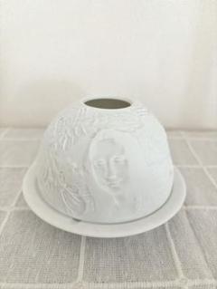 ベルナルド リトファニー キャンドルホルダー ロワール城 【新品箱入】 ロワールの城 引き出物 | ベルナルドの磁器