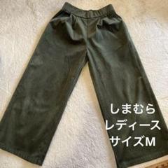 オリーブグリーン コーデュロイ ワイドパンツのサムネイル