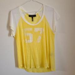 ISABEL MARANT イザベルマラン　Tシャツ 透け感　イエロー　平成