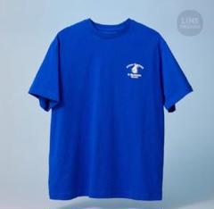 【未使用タグ付】NewJeans TEE BLUE Tシャツ Mサイズ 未使用】NewJeans TEE BLUE Tシャツ Mサイズ