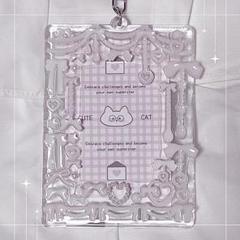 ♡ トレカケース デコ キーホルダー レジン 量産型 バレエコア