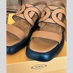 新品25.5cm【トッズ】TOD'S ケイトレザーサンダル