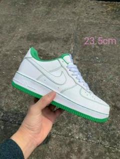 ★新品★ナイキエアフォースワンステッチグリーン【23.5】緑
