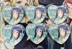 ラブライブ！サンシャイン　東京駅一番街　ハート型缶バッジ6点　松浦果南