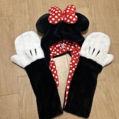 ディズニー　ミニー　ニット　セーター　L ファンキャップ ミトン　手袋 ディズニークリスマスグッズ2023：ニットキャップ 2023年11月07