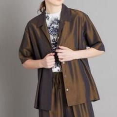 ＜Steven Alan＞SHINY OPEN COLLAR SHIRT/シャツのサムネイル