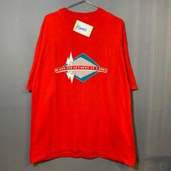 90s USA製 シングルステッチ Hanes 英文字 プリント Tee