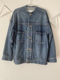 美品　IENA イエナ デニムジャケット エコデニムミドルルーズブルゾン 38 美品 IENA イエナ デニムジャケット エコデニムミドルルーズ