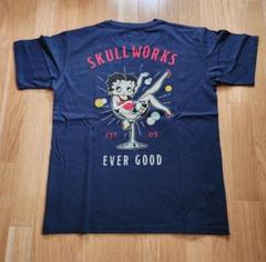 新品 カクテル ベティーちゃん スカルワークス コラボ 半袖 tシャツ