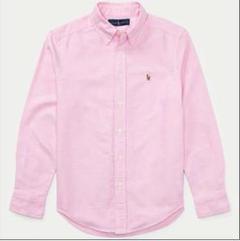 ラルフローレン　シャツ　ボタンダウン　ポニー　ピンクストライプ　オックスフォード 90s Ralph Lauren OXFORD B/D SHIRT Size 16-34 |