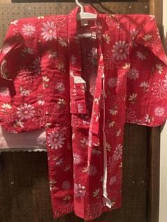 浴衣(子供用) 帯付き 110cm クリーニング済み