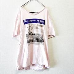 アナザーサイドスクエア【XL】グラフィックTシャツ プリント ゆるだぼ 大きめ