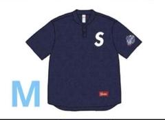 即 Supreme シュプリーム Sロゴ ベースボール ヘンリー シャツ Yahoo!オークション -「supreme ベースボール シャツ」の落札