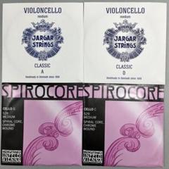 新品】チェロ弦セット ヤーガー AD スピロコアGC - メルカリ