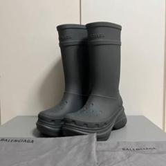超美品　BALENCIAGA　バレンシアガ　クロックス　レインブーツ　グレー 楽天市場】【中古】【メンズ】 BALENCIAGA バレンシアガ CROCS