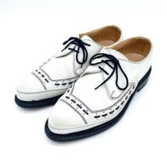 A13408 Y's×ジョージコックス ホワイトスエード クリーパーシューズ　5