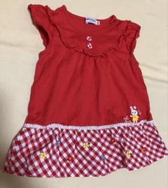 未使用に近いミキハウス tシャツ