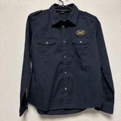 コムサイズム　ブラック　長袖シャツ 肩章付き　150 ボーイズ