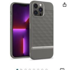 iPhone 13 Pro Max 対応 ケース TPU ソフト　アッシュグレイ