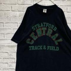 USA製90sヴィンテージTシャツ！シングルステッチ　ブラック半袖古着2XL 6